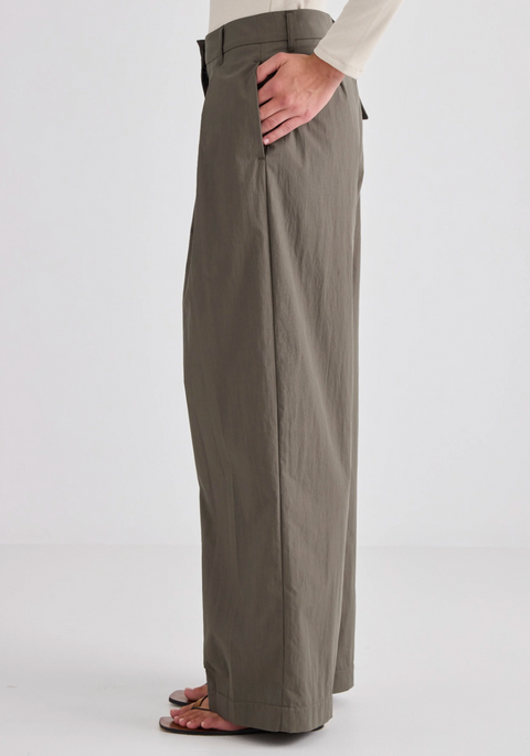 Laing Home Sofia Pleat Trouser - Slate