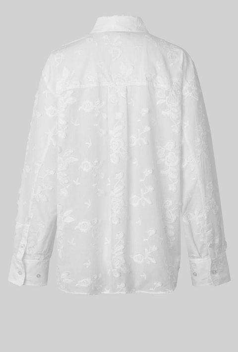 Second Female Lio Embroidered Shirt - White