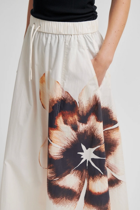 Second Female Adrienna Printed Skirt - Eggnog