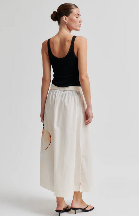 Second Female Adrienna Printed Skirt - Eggnog
