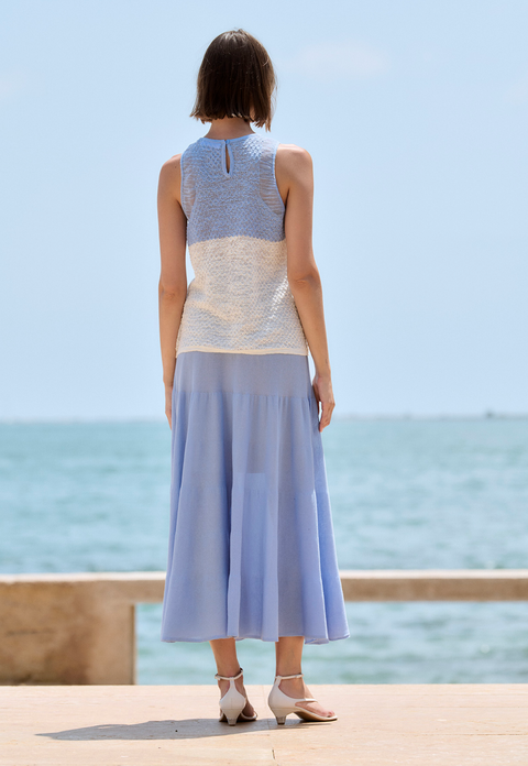 Sita Murt Knit Skirt - Blue Sky
