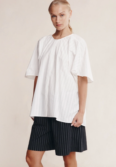 Marle Liberty Short Sleeve Shirt - Ivory
