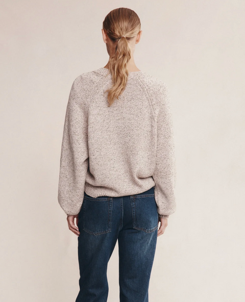 Marle Moss Sweater - Fleur Speckle