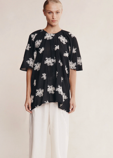 Marle Liberty Short Sleeve Shirt - Rice Flower