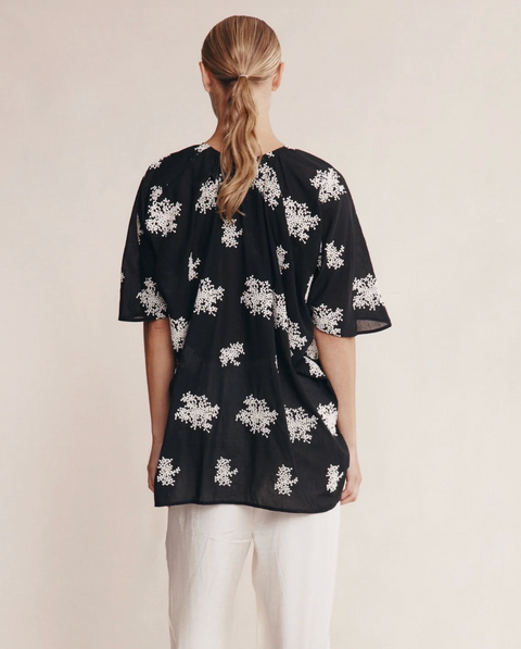 Marle Liberty Short Sleeve Shirt - Rice Flower