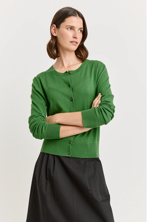 Toorallie Fine Crew Cardigan - Spring