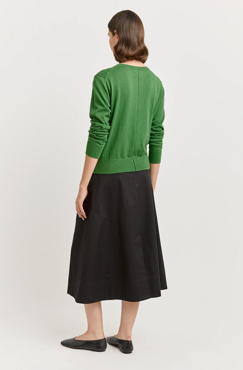 Toorallie Fine Crew Cardigan - Spring