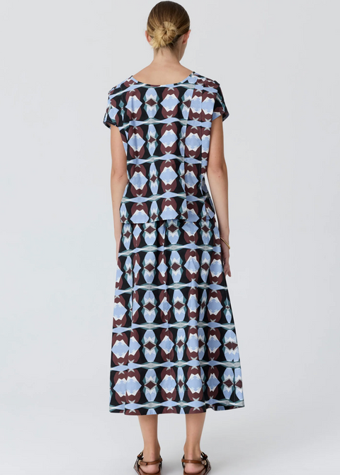 POL Clothing Thyra Reversible Tee - Thyra Print
