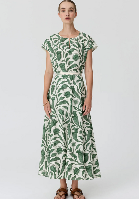 POL Clothing Botanica Skirt - Botanica Print