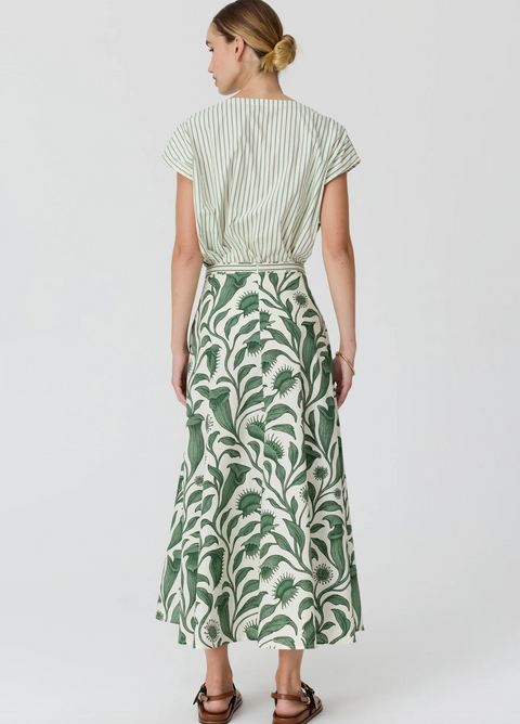 POL Clothing Botanica Skirt - Botanica Print
