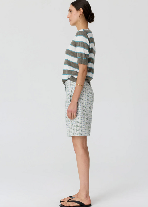 POL Clothing Parterre Shorts - Parterre Jacquard