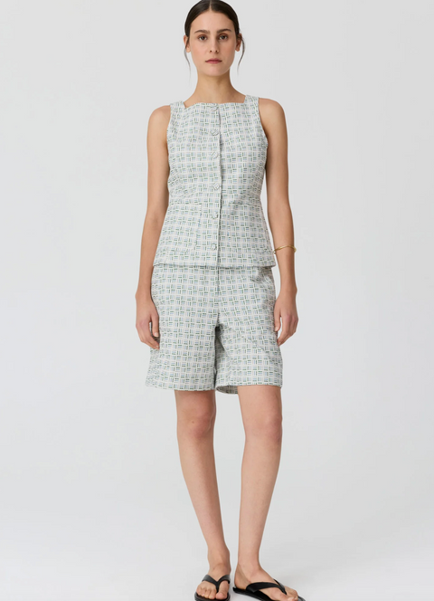 POL Clothing Parterre Vest - Parterre Jacquard