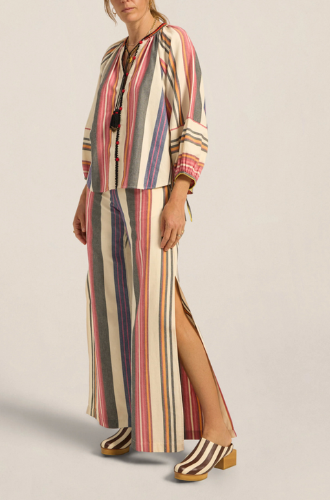 Ilio Nema Capitol Blouse - Voula Stripe