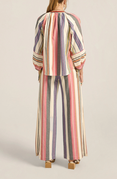 Ilio Nema Capitol Blouse - Voula Stripe