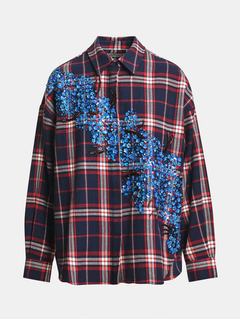 Essentiel Antwerp Kirke Embellished Shirt - Firestarter