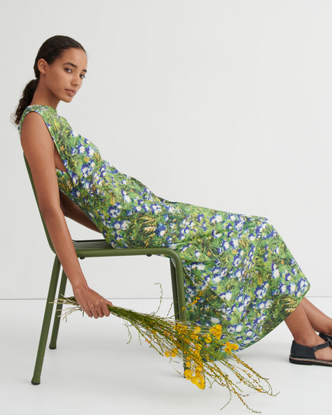 Kowtow Bluebell Dress - Bluebell Print
