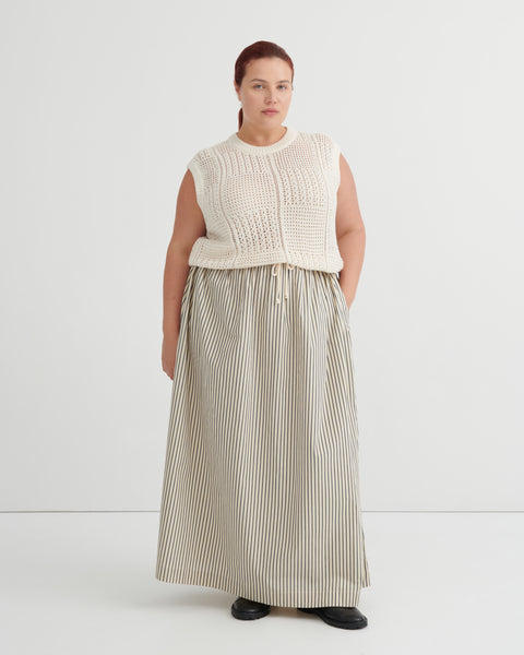 Kowtow Linear Skirt - Ecru