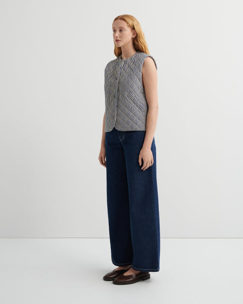 Kowtow Quilter Vest - Landscape Check