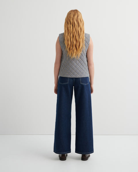 Kowtow Quilter Vest - Landscape Check
