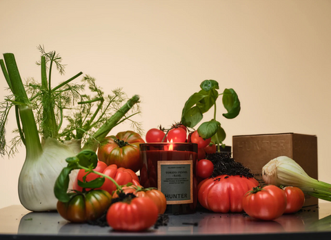 Hunter Candles Culinary Range No.2 Tomato, Basil & Fennel