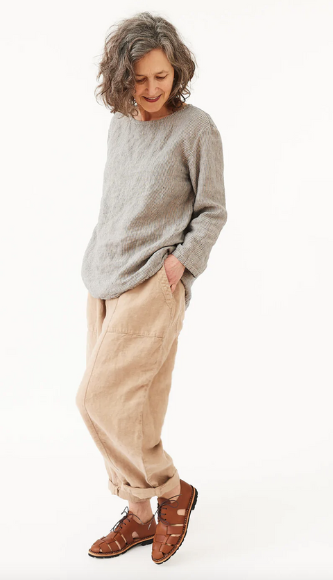 Metta Jade Bengal Stripe Top
