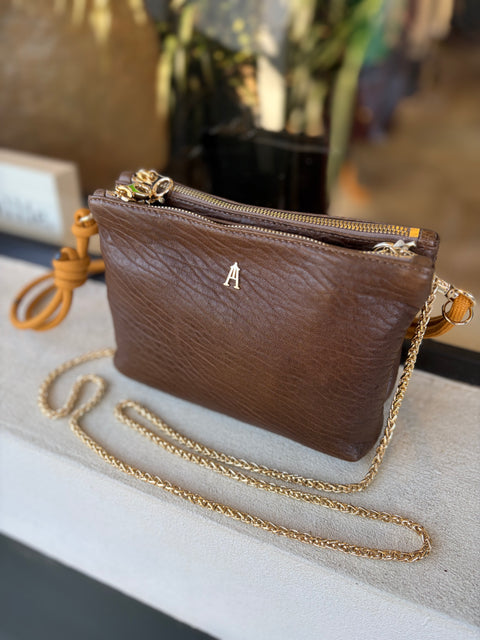 Craie Studio Duo Crossbody Bag - Bubble Umber