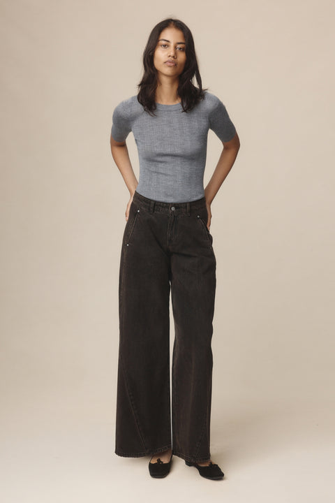 Marle Panel Jean - Tobacco