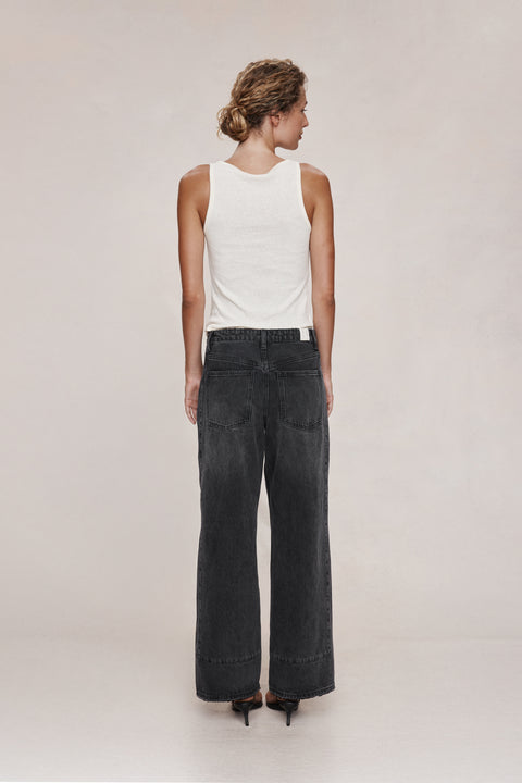 Marle Border Jean - Faded Black