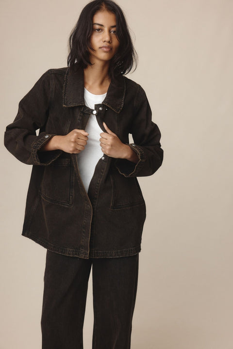 Marle Mono Jacket - Tobacco