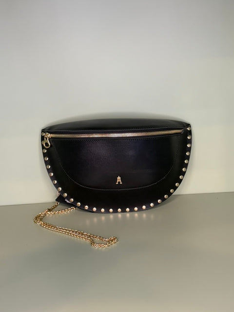 Craie Studio Smile Clou Studded Crossbody Bag - Noir