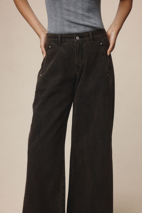 Marle Panel Jean - Tobacco