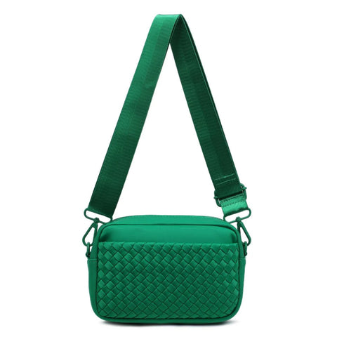 Sol and Solene Woven Neoprene Cross Body Bag - Inspiration