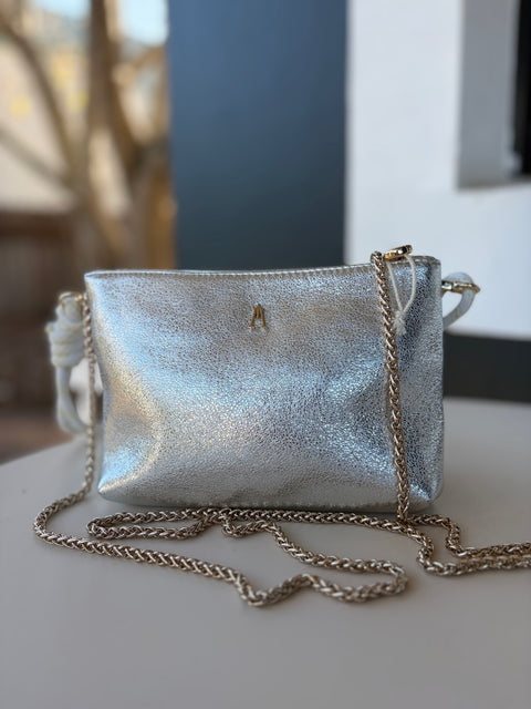 Craie Studio Duo Crossbody Bag - Argent