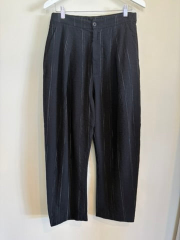 Transit Pinstripe Pant - Black