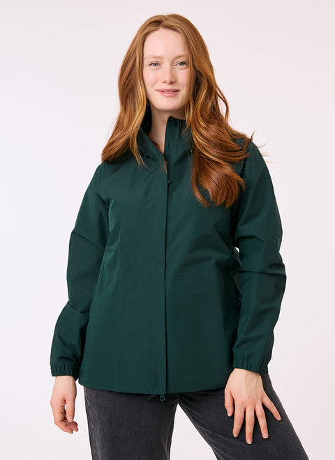 Amble Elements Waterproof Jacket - Eucalyptus