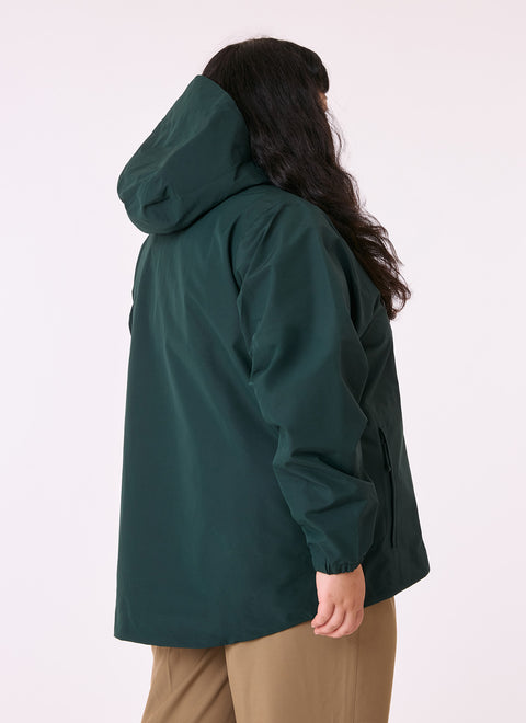 Amble Elements Waterproof Jacket - Eucalyptus