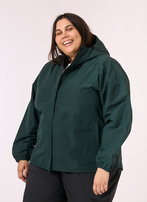 Amble Elements Waterproof Jacket - Eucalyptus
