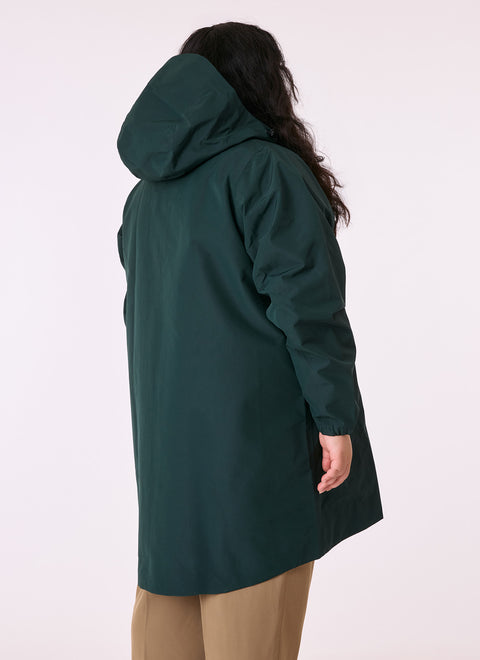 Amble Refuge Waterproof Jacket - Eucalyptus