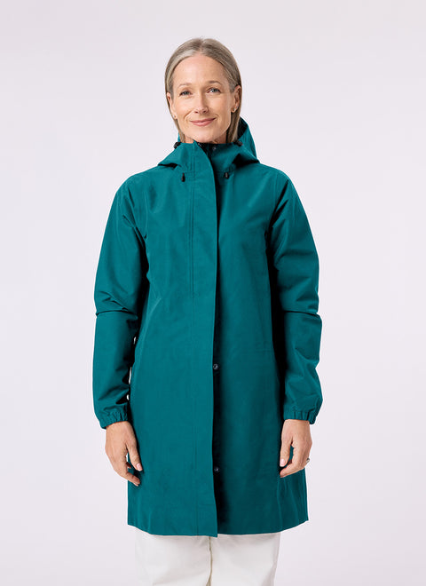 Amble Refuge Waterproof Jacket - Lagoon