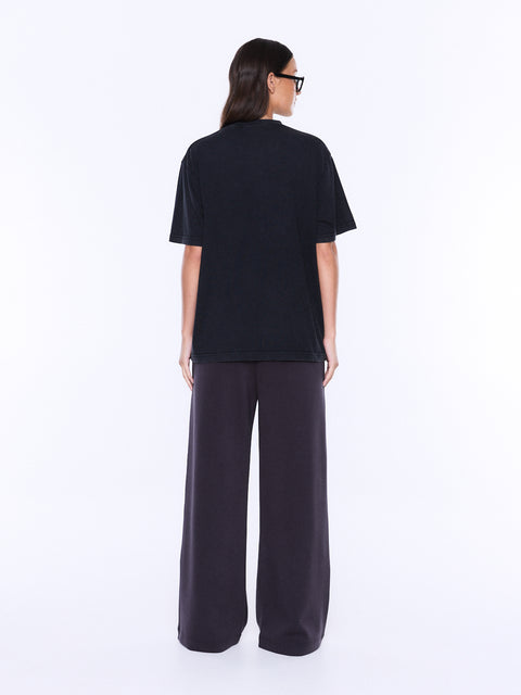 Ena Pelly Ivy Relaxed Tee - Vintage Black/Cheetah