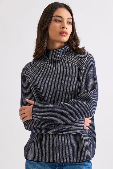 Mia Fratino Maxi Funnel - French Navy/Alabaster