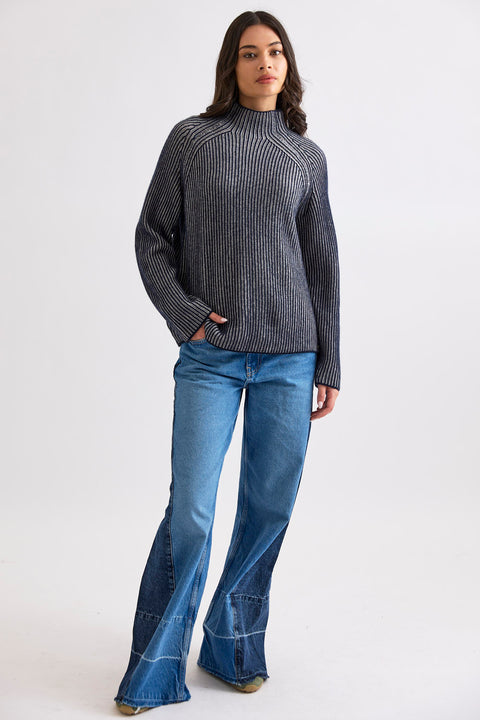 Mia Fratino Maxi Funnel - French Navy/Alabaster