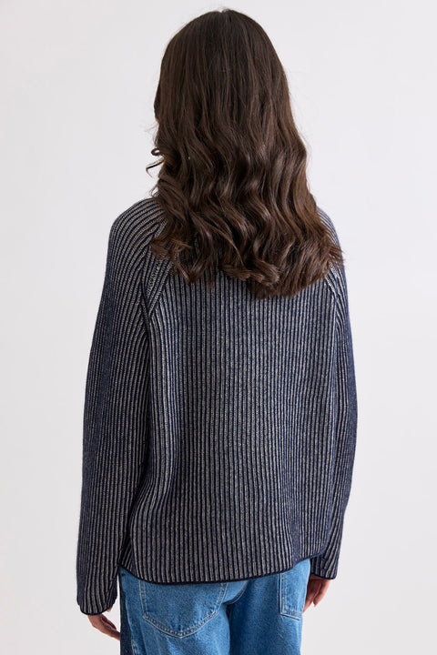 Mia Fratino Maxi Funnel - French Navy/Alabaster