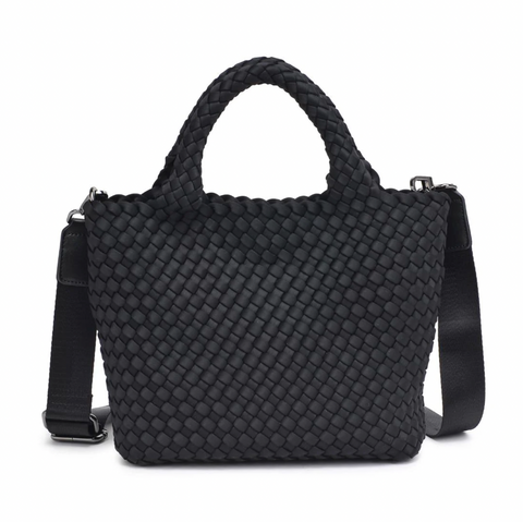 Sol and Selene Woven Neoprene Cross Body Bag - Skys The Limit Small