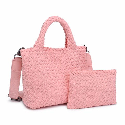 Sol and Selene Woven Neoprene Cross Body Bag - Skys The Limit Small
