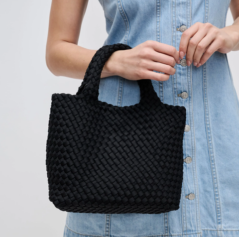 Sol and Selene Woven Neoprene Cross Body Bag - Skys The Limit Small