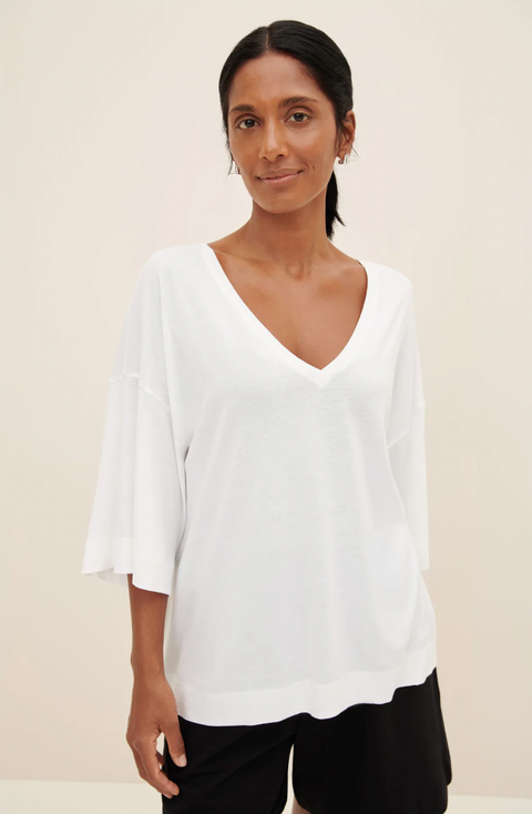 Kowtow Oversized V Neck Top