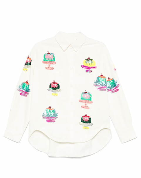 Essentiel Hemethyst Sequin Cake Shirt