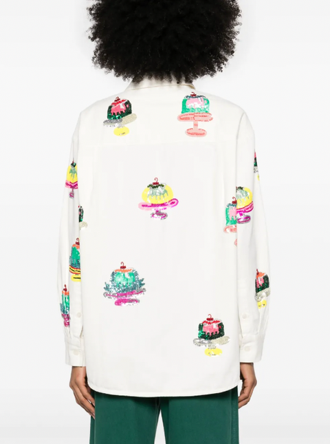 Essentiel Hemethyst Sequin Cake Shirt