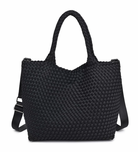 Sol and Selene Woven Neoprene Cross Body Bag - Skys The Limit Medium